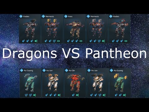 War Robots Dragon vs Pantheon Robots. War Robots Skirmish Mode