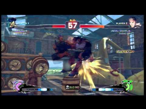 SSF4 [A vs A]: ReclusiveB(#29 Bison) vs oNSKo SteelHulk(#43 Ryu) Ep.200