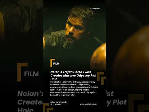 Christopher Nolan's The Odyssey Has a HUGE Trojan Horse Plot Hole! 😱🏛️