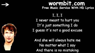 James Blunt - Always Hate Me [LYRICS]