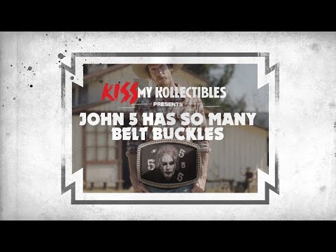 Vintage KISS Belt Buckles with John 5