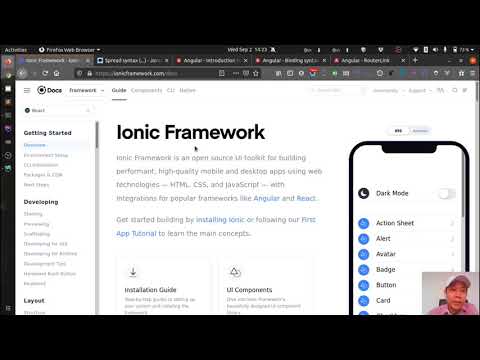Tutorial Ionic with Angular 01: New Project, Page, Interface (Data Model), Services