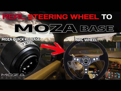 HOW TO SETUP ANY STEERING WHEEL WITH MOZA BASE - quick tutorial
