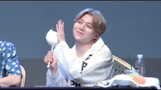 180914 펜타곤(PENTAGON) 진호 "저두요!!(Just do it yo!!) 의 이야기" 영등포 팬싸 직캠 JINHO focus