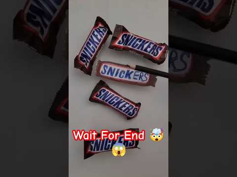 Which one is real SNICKERS 😱🤯 #video #viral #art