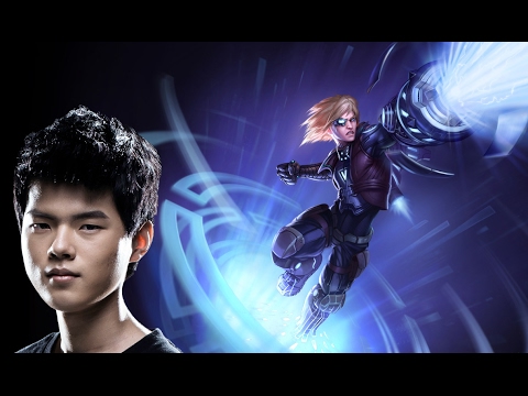 KT Deft as Ezreal vs Ashe botlane season 7 ( vs Faker )