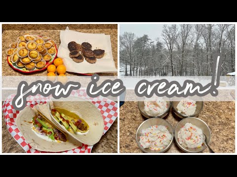 ANOTHER SNOWY DAY OF MEALS FOR OUR FAMILY!