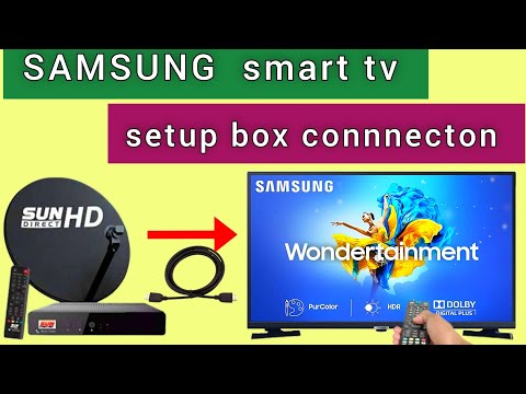 Samsung smart tv setup box connection