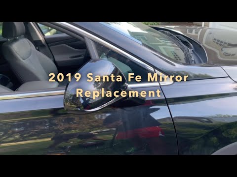 How to Replace the Side View Mirror on a 2019-20 Hyundai Santa Fe - Step-by-Step DIY Guide