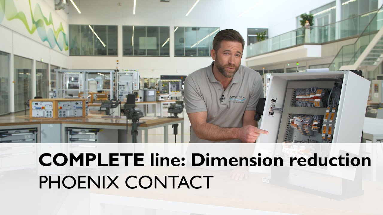 Dimension reduction at the control cabinet with COMPLETE line products