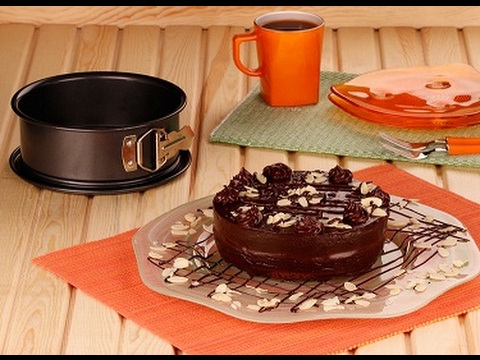 Çikolatalı Bademli Pasta