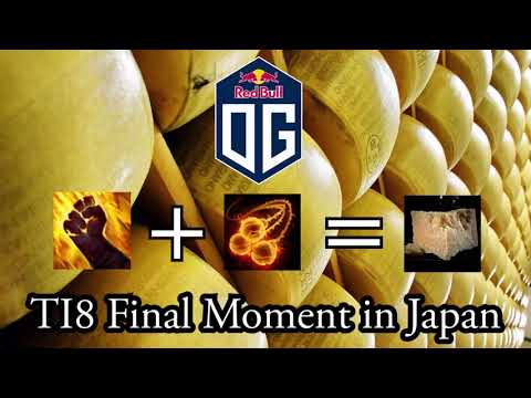 TI8 Final Moment in Japan.  Parmigiano Reggiano Edition.