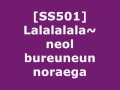 A Song Calling For You LYRICS SS501
