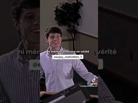 Un prof philosophe a dit les élèves que Dieu est mort il à un autre qui a démenti