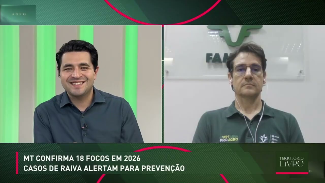 Mato Grosso confirma 18 focos de raiva em 2026