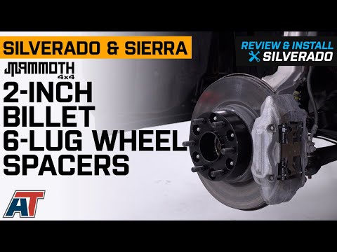 1999-2021 Silverado & Sierra 1500 Mammoth 2-Inch Billet 6-Lug Wheel Spacers Review & Install