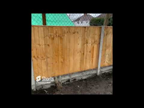 Bosley's Fencing and Gardening Maintenance video.