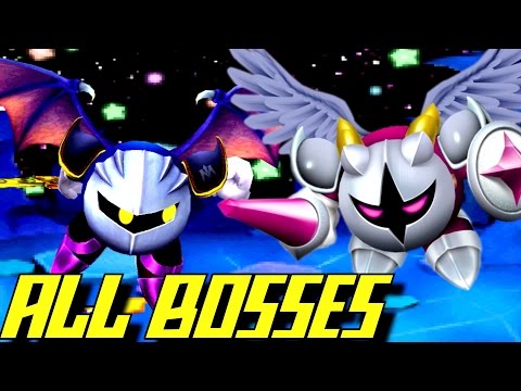 Kirby: Meta Knightmare Ultra - ALL Bosses (No Damage)