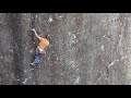 Steve McClure climbs Nightmayer (E8) climb