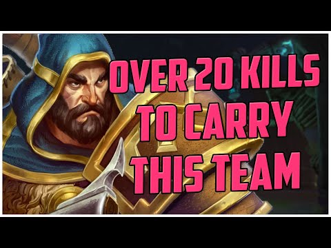 OVER 20 KILLS TO CARRY THIS TEAM! ULLR RANKED SMITE S10