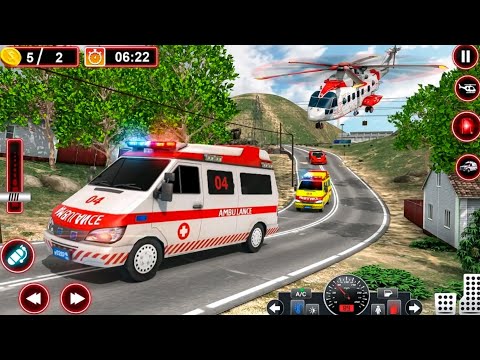 Ambulance Rescue City Driving 3D - 911 Rescue Emergency Van Driver - Android Gameplay