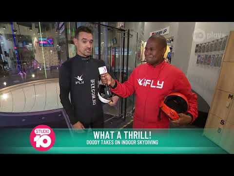 Studio 10's Daniel Doody visits iFLY Downunder!