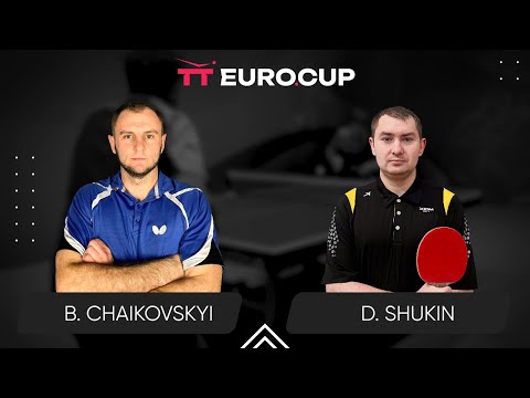 11:10 Bohdan Chaikovskyi - Dmytro Shukin 08.01.2024 TT Euro.Cup Ukraine Professional. TABLE 3