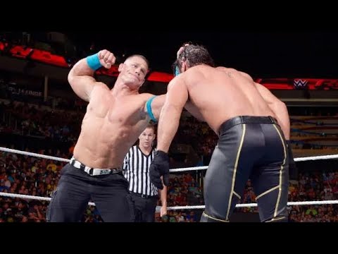 John Cena vs Seth Rollins RAW 7/27/2015 Highlights