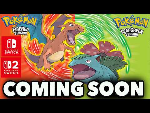 Pokemon Fire Red and Leaf Green COMING SOON on Nintendo Switch!
