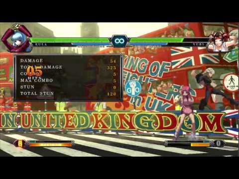 KOF XIII: Kula Diamond 1gauge Pattern (vs Yuri?)