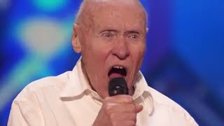 82-Year-Old Man Covers DROWNING POOLS &quot;Bodies&quot; on Americas Got Talent!