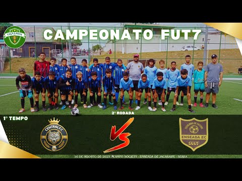 2° RODADA TAÇA LAGOA - CENTRAL F.C  3  X  2   ENSEADA E.C    | 1° TEMPO