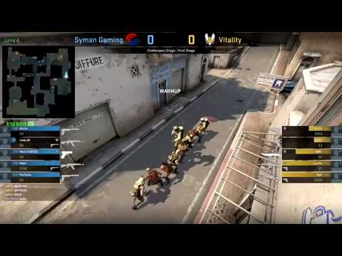 Vitality vs. Syman | dust2 | warm-up cs:go