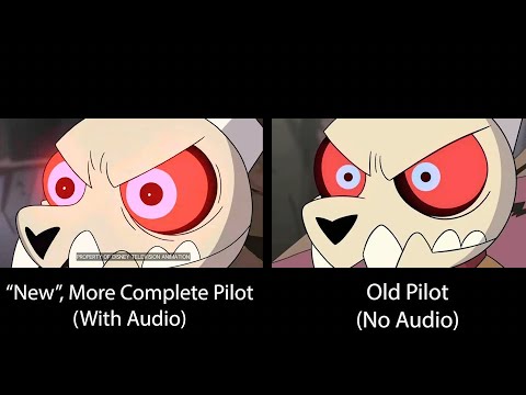 "NEW" vs. OLD Owl House Pilot (Test) Animations: Side By Side Comparison