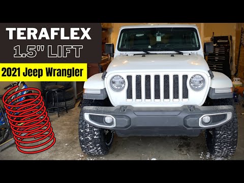 2021 Jeep Wrangler gets TeraFlex 1.5\'\' Inch Spacer Lift Kit | How to Install Guide