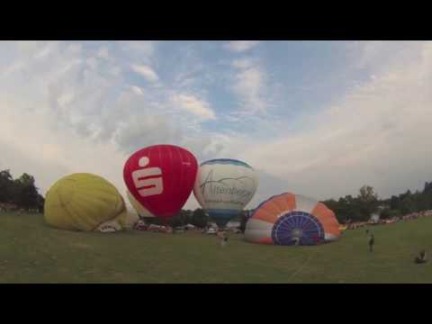 Montgolfiade 2013 Zeitraffervideo vom 24.8.2013