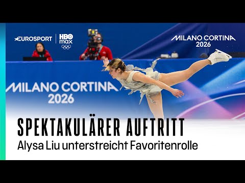 Pure Eleganz! Alysa Liu verzaubert die Halle I Olympia 2026 I Eiskunstlauf I Teamevent