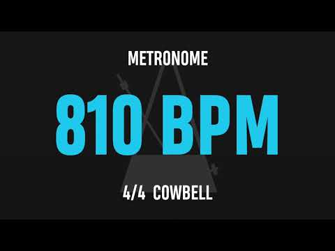 810 BPM 4/4 - Best Metronome (Cowbell)