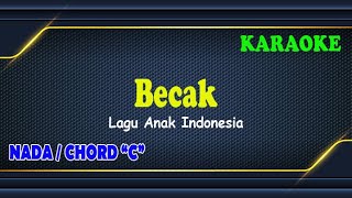 Download lagu BECAK ll KARAOKE ANAK ANAK ll UWA AND FRIENDS ll CHORD C=DO mp3