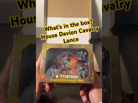 Another What’s in the Box.  Unboxing the House Davion Calvary Lance.  #warhammer40k #unboxing