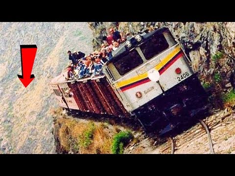 LOOK AT IT GO! WORLD'S MOST TERRIBLE AND DANGEROUS RAILROADS Video