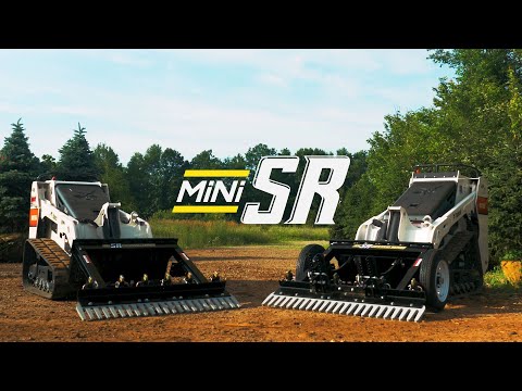 Mini SR Command Series – Mini Skid Steer Grading Rake