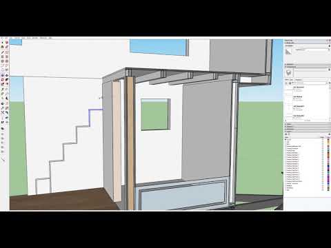 Part 8 | Designing a Tiny House in Sketchup