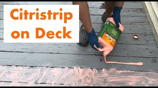 Citristrip Stripping Gel Review – Can It Remove Paint from Wood Deck?