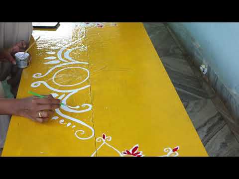 God peetam rangoli design