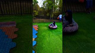 Download lagu Big Sister Mika Goes‑Down the Slide — So Scared! 🤣🤣😱 mp3