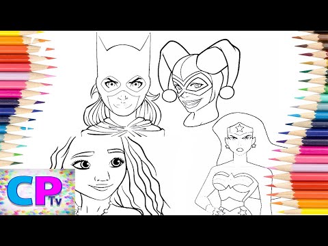 Super Girls Coloring/Bat Girl/Wonder Woman/Moana/Sk-Hall & Ludwiig - New Beginning [NCS Release]