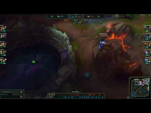 bronze team trying to do baron when faker's son is in the enemy team