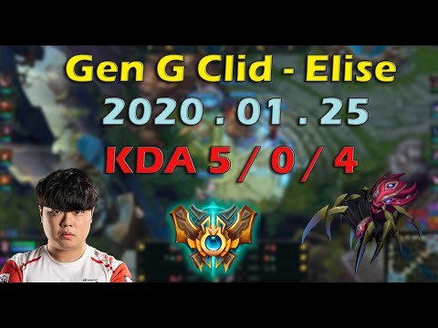 [GenG Clid] - Elise vs Olaf | League of Legends (Patch 10.2) (클리드 엘리스)