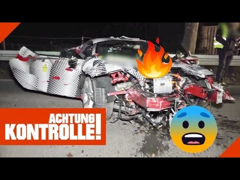 E-Erlkönig CRASHT & BRENNT! Testfahrt geht nach HINTEN los! | Kabel Eins | Achtung Kontrolle